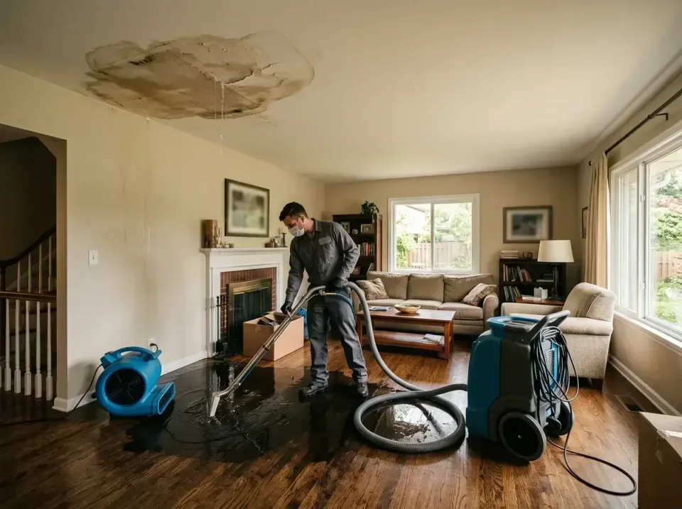 attic-pipe-burst-ceiling-drip-008 — frequently asked questions, Water Damage Restoration & Carpet Care in Port Vue, PA